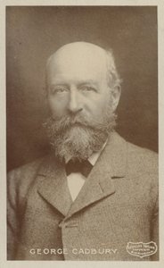 George Cadbury (1839-1922), English Chocolate Manufacturer and Campaigner on Social Issues by English Photographer