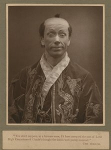 George Grossmith as Ko-Ko in The Mikado by English Photographer