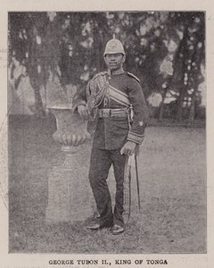 George Tubon II, King of Tonga by English Photographer