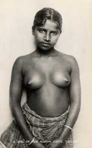Girl of the Rodiya Caste in Sri Lanka by English Photographer