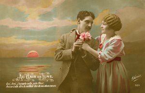 Glamour Postcard by English Photographer
