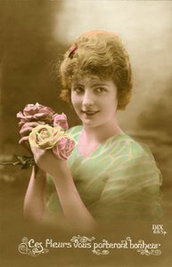 Glamour Postcard by English Photographer