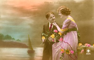 Glamour Postcard