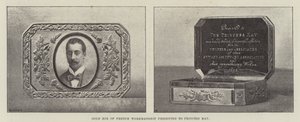 Gold Box of French Workmanship presented to Princess May