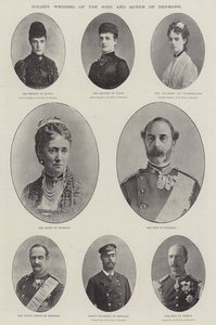 Golden Wedding of the King and Queen of Denmark by English Photographer