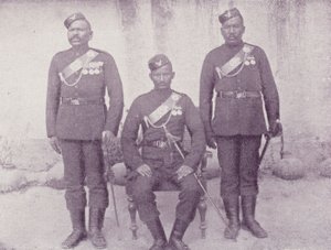 Goorkha Officers by English Photographer