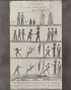 Governor Daveys Proclamation to the Tasmanian Blacks by English Photographer