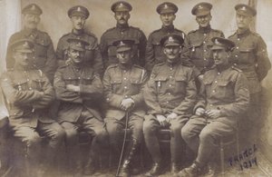 Group of English Soldiers, WW1, France 1917