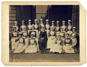 Group portrait of medical staff from St. Thomas