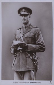HRH The Duke of Gloucester by English Photographer