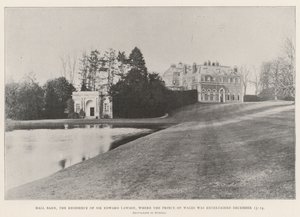 Hall Barn, the Residence of Sir Edward Lawson, Where the Prince of Wales was Entertained 13-14 December by English Photographer