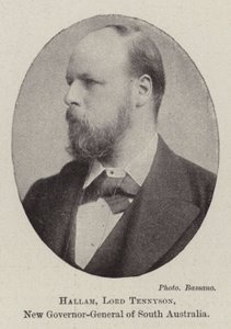 Hallam, Lord Tennyson, New Governor-General of South Australia by English Photographer