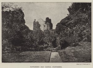 Hawarden Old Castle, Flintshire by English Photographer