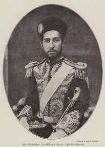 His Highness Nasrullah Khan, the Shahzada by English Photographer