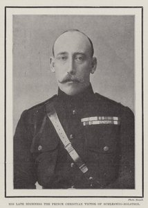 His Late Highness the Prince Christian Victor of Schleswig-Holstein by English Photographer