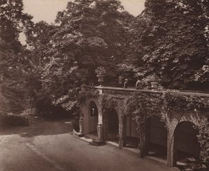 Holland House, London: Terrace over Colonnade, South Side by English Photographer