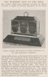 Horn Casket presented to King Edward VII by the Horners Company