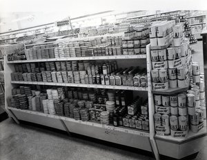 Household Requisites Aisle, Woolworths Store by English Photographer