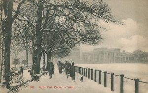 Hyde Park Corner in Winter, London by English Photographer