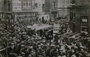 In Petticoat Lane, London, on Sunday morning by English Photographer