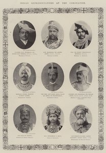 Indian Representatives at the Coronation