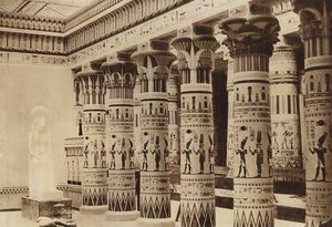 Interior of the Egyptian Museum with the Philae Portico by English Photographer