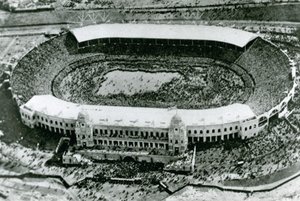 Invasion of the Stadium for the First Wembley Cup Final, 1923