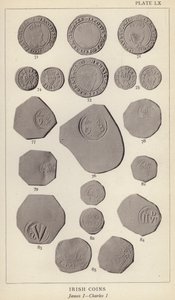 Irish Coins, James I, Charles I by English Photographer