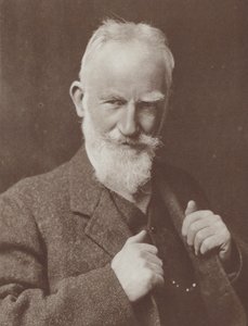 Irish Playwright George Bernard Shaw, Winner of the 1926 Nobel Prize for Literature