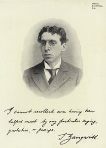Israel Zangwill, BA