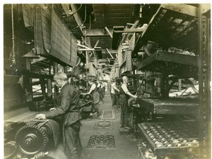 Jacquard Weaving, Hughes Factory No. 2, 1923 by English Photographer