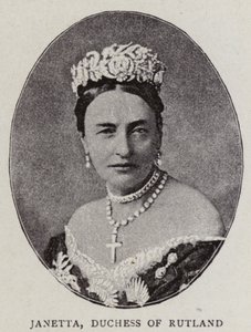 Janetta, Duchess of Rutland by English Photographer
