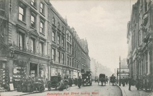 Kensington High Street Looking West by English Photographer