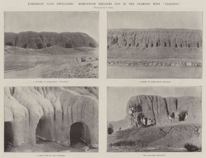 Kimberley Cave Dwellings, bomb-proof shelters dug in the diamond mine tailings by English Photographer