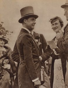 King Edward VIII and Mrs Simpson at Ascot