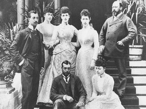 King Edward and His Family by English Photographer