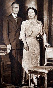 King George VI and Elizabeth, The Queen Mother by English Photographer