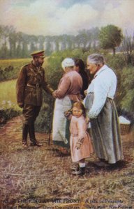 King George V talking to French peasants during WW1