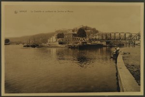 The Citadel and confluence of Sambre and Meuse, Namur, c.1914