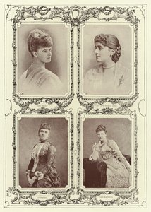 Lady Brooke, Lady Jane Seymour Combe, The Duchess of Sutherland; Lady Borthwick