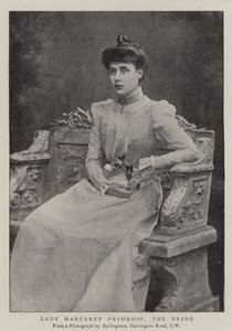 Lady Margaret Primrose, the Bride by English Photographer