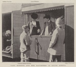 Lady Roberts and her daughters in South Africa