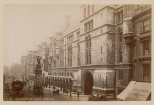 Law Courts from the East by English Photographer