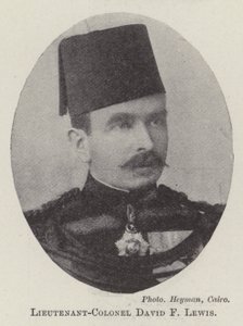 Lieutenant-Colonel David F Lewis by English Photographer