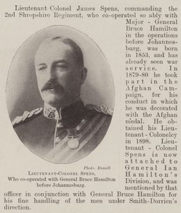 Lieutenant-Colonel Spens, who co-operated with General Bruce Hamilton before Johannesburg by English Photographer