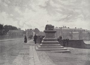 Limerick, The Treaty Stone, Thomond Bridge, and Castle