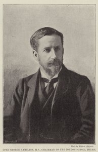 Lord George Hamilton, MP, Chairman of the London School Board by English Photographer