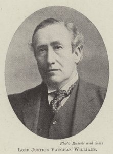 Lord Justice Vaughan Williams by English Photographer