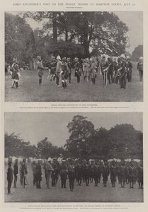 Lord Kitcheners Visit to the Indian Troops at Hampton Court, 22 July