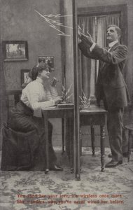 Lovers communicating by wireless by English Photographer